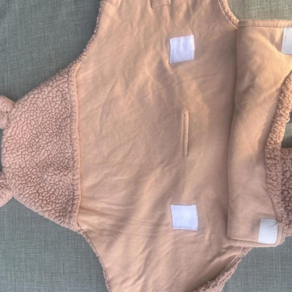 Light brown teddy bear swaddle